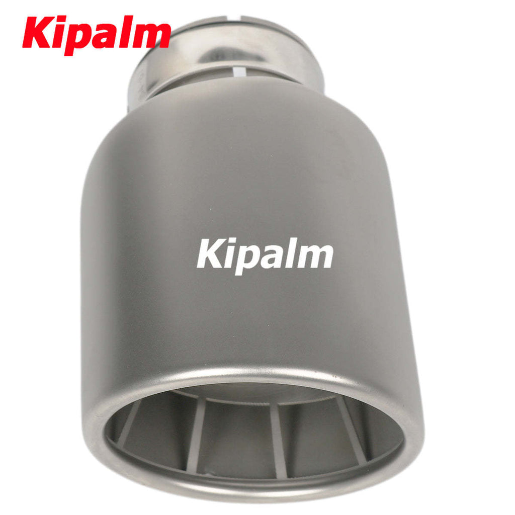 1PC Square Holes 304 Stainless Steel Car Muffler Tip Exhaust Pipe System for VW Golf 6 Golf 7 Golf R GTI Tiguan Muffler Cutter
