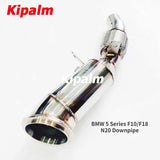 1PC Performance Downpipe with Heat Shield for BMW 5 Series F10/F18 N20 2.0T 2014-2017