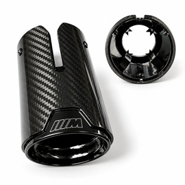 1 PCS Exhaust Tips With Logo for BMW 2  3 4 Series M235 M240 M335 M340 M435 M440i Tail Exhaust Pipe Decorative Accessories