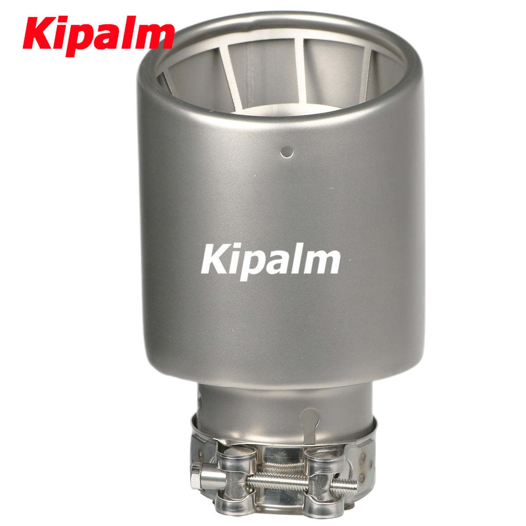 1PC Square Holes 304 Stainless Steel Car Muffler Tip Exhaust Pipe System for VW Golf 6 Golf 7 Golf R GTI Tiguan Muffler Cutter