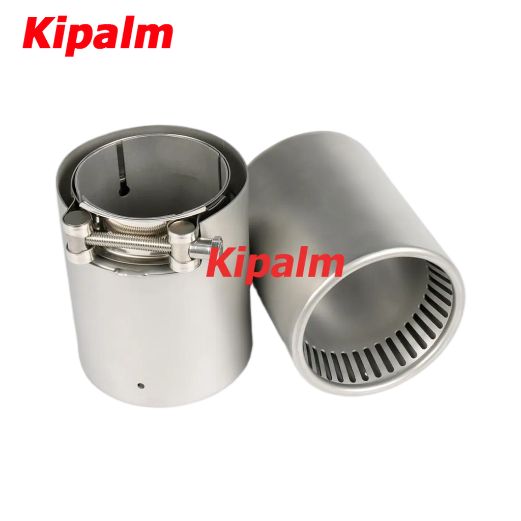 Curly Edge Stainless Steel Exhaust Tip