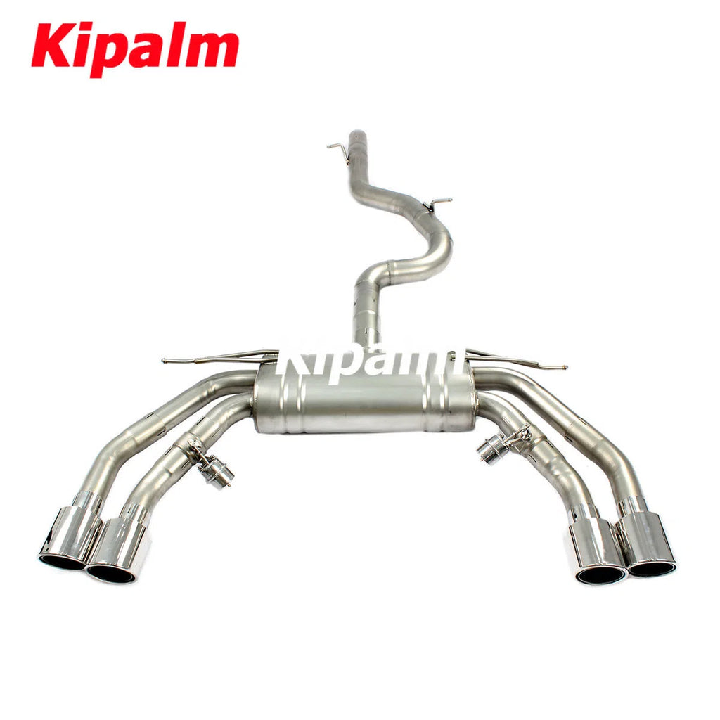 304 Stainless Steel Full Exhaust System Performance Cat-back Fit for Audi S3 2.0T 2014 2015 2016 2017 2018