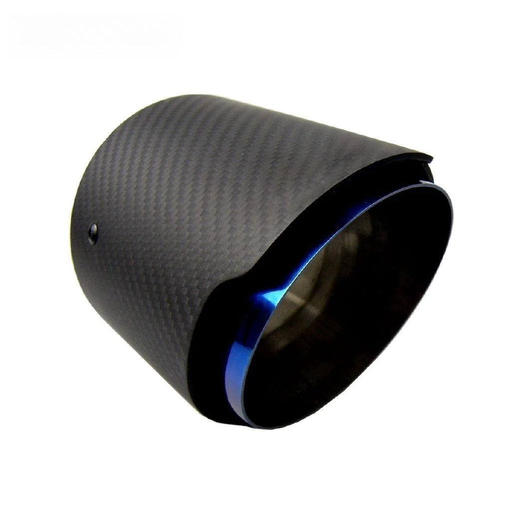 Swift Sport (zc33s) Carbon Fiber Muffler Decorative Tube Akrapovic Style Exhaust Tube 4.5' Outlet
