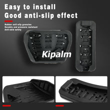 Load image into Gallery viewer, 2pcs Stainless Steel Car Foot Rest Pedal Pads Cover with Rest Pedals Gas Brake Rest Pedal for Land Rover Discovery Defender
