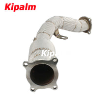 Load image into Gallery viewer, 1PC Stainless Steel Performance Downpipe with Heat Shield for Audi A4/A5 2.0T B8/B8.5 2009-2015