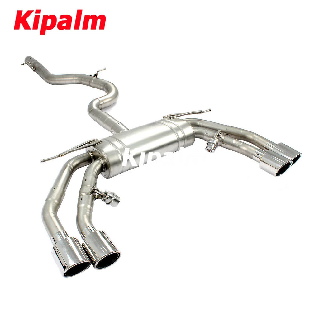 304 Stainless Steel Full Exhaust System Performance Cat-back Fit for Audi S3 2.0T 2014 2015 2016 2017 2018