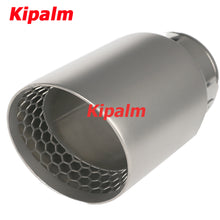 Load image into Gallery viewer, 1PC Honeycomb Holes 304 Stainless Steel Car Muffler Tip Exhaust Pipe System for VW Golf 6 Golf 7 Golf R GTI Tiguan Muffler Cutter