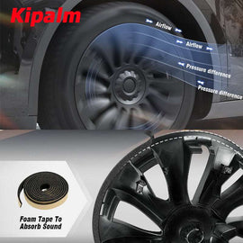 WHC3003 4PCS Tesla Model 3 18inch Wheel Covers Hub Cap Without Logo Hubcaps in Stock