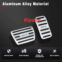 Load image into Gallery viewer, No Drill Gas Brake Pedal for Honda CRV Discovery Sport Auto Aluminum Gas Accelerator Pedal and Brake Pedal with Logo