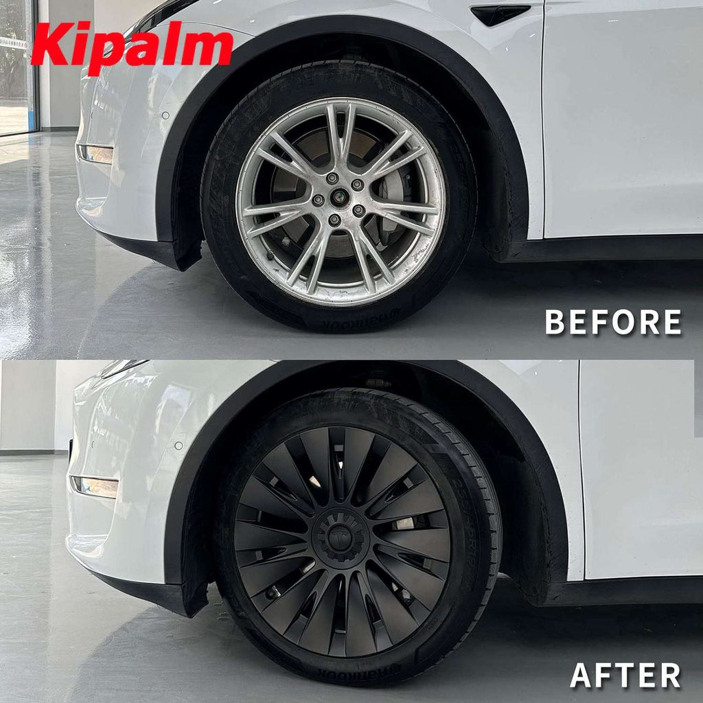 Tesla 19inch Wheel Covers Rim Cap Without Logo for Model Y Accessories Hubcap