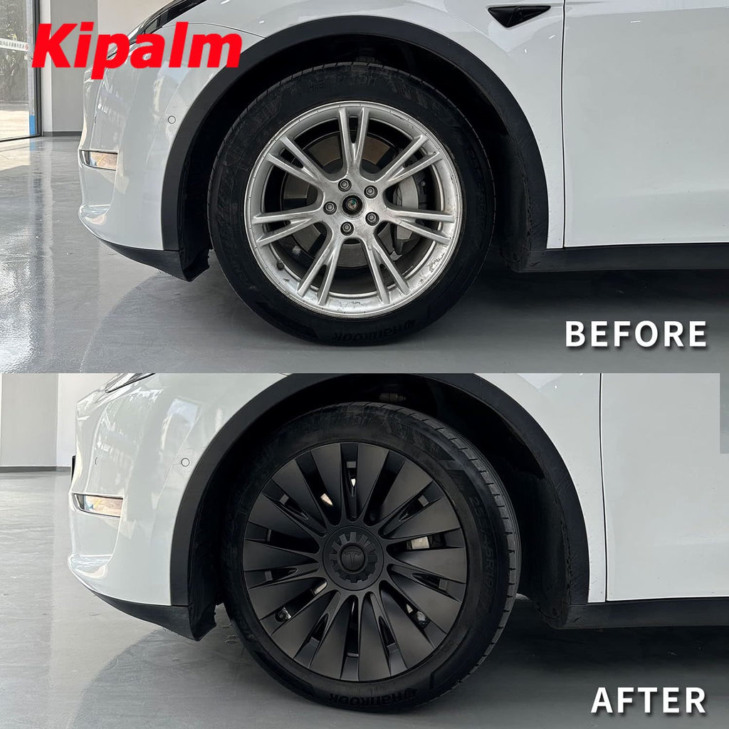 Tesla 19inch Wheel Covers Rim Cap Without Logo for Model Y Accessories Hubcap
