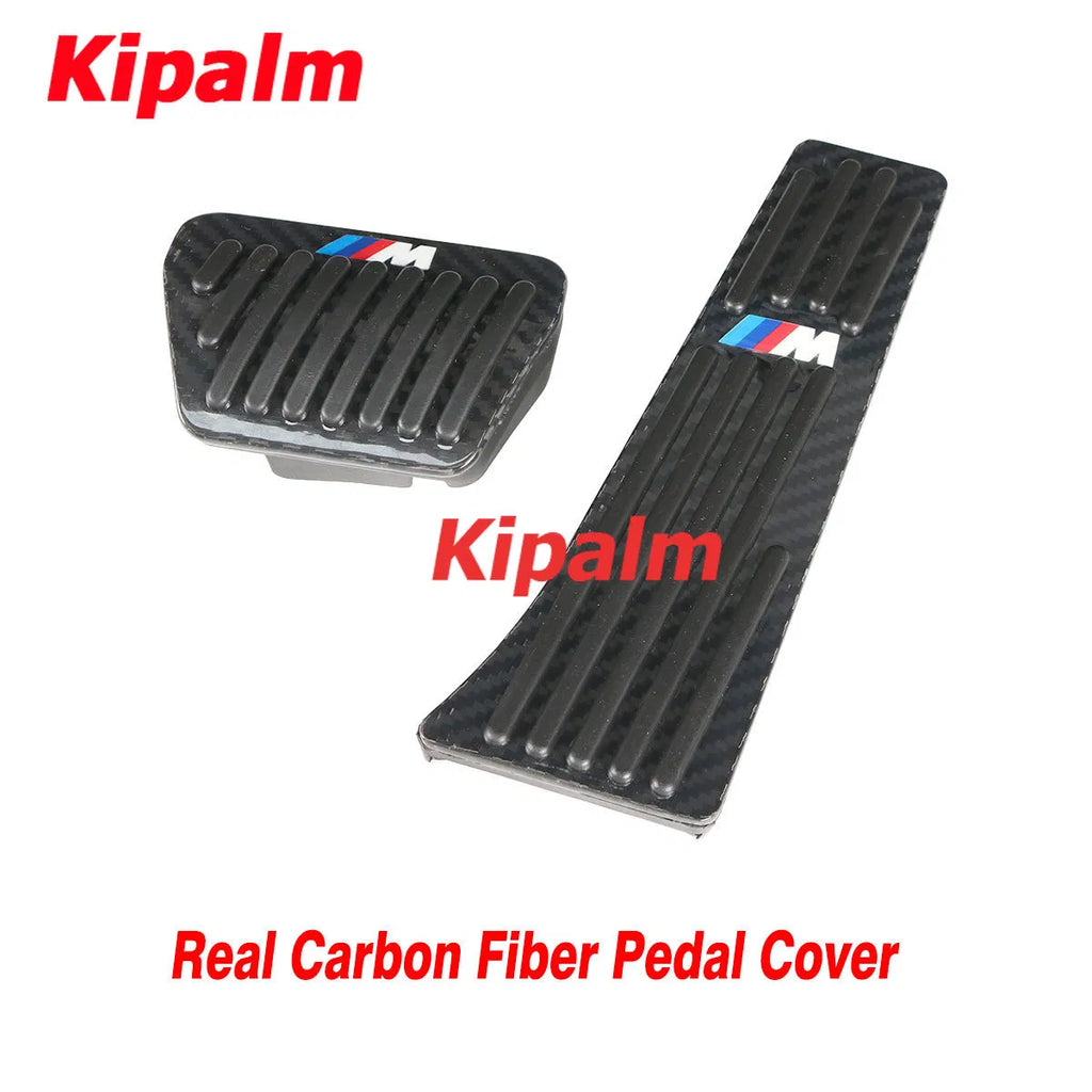 Universal Carbon fiber Accelerator Gas Brake Bracket Pedal For BMW 1 2 3 4 5 series Protection Cover M Performance