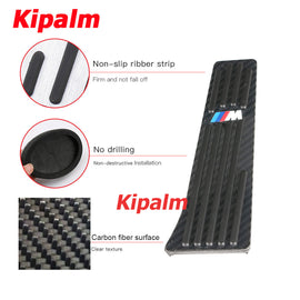 Universal Carbon fiber Accelerator Gas Brake Bracket Pedal For BMW 1 2 3 4 5 series Protection Cover M Performance