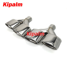 Load image into Gallery viewer, 1 Pair Dual Y-Type Oval Exhaust Tip for Benz W204 C-class Modification Muffler Pipe