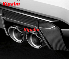 Load image into Gallery viewer, 4 PCS Carbon Fiber M Performance Exhaust Pipe Muffler Tip Stainless Steel Fits for BMW M3 G80 M4 G82 G87