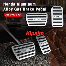 No Drill Gas Brake Pedal for Honda CRV Discovery Sport Auto Aluminum Gas Accelerator Pedal and Brake Pedal with Logo