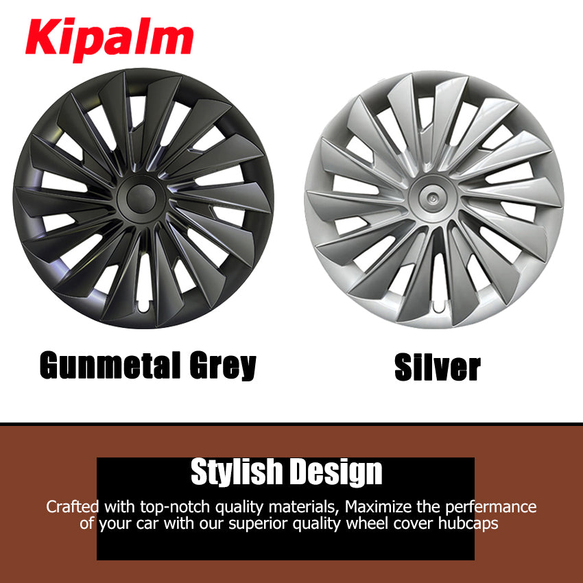 4PCS Model 3 Highland 2023+ 18'' Wheel Covers Rim Cap Tesla Hubcaps