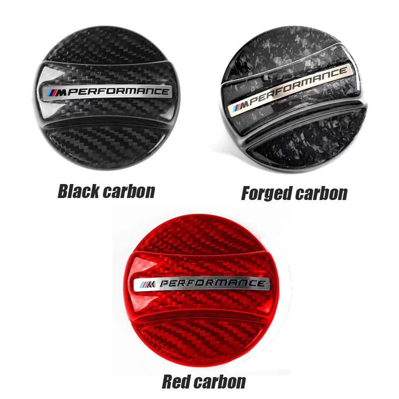 1PC BMW Carbon Fiber Car Gas Fuel Oil Tank Cover M Protection Cap Sticker for F30 F80 F82 F87 M2 M4 M5