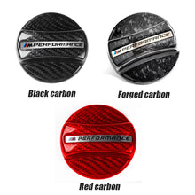 Load image into Gallery viewer, 1PC BMW Carbon Fiber Car Gas Fuel Oil Tank Cover M Protection Cap Sticker for F30 F80 F82 F87 M2 M4 M5