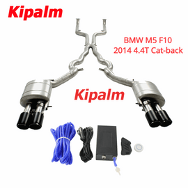 304 Stainless Steel Cat-back Fit for BMW M5 F10 2014 4.4T With Dual Exhaust Tip