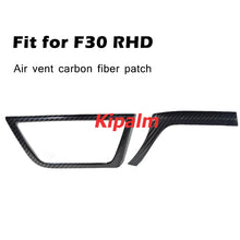 Load image into Gallery viewer, 2PC BMW F30 Gloss Carbon Fiber Outlet Vent Cover