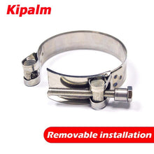 Load image into Gallery viewer, Kipalm Universal 304 Stainless Steel Clamp Exhaust Clip For Slip-on Type Car Motorcycle Muffler Sile