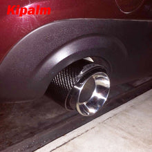Load image into Gallery viewer, 1pcs Car Carbon Fiber Exhaust Tip Muffler Tips Fit for Mini Cooper R55 R56 R57 R58 R59 R60 R61 F54 F55 F56 F57 F60