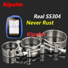 Load image into Gallery viewer, Kipalm Hose Clip Clamp Adjustable S304 Stainless Steel Size Range 17~112mm Heavy Duty Clamps
