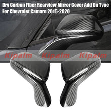 Load image into Gallery viewer, Chevrolet Camaro 2016-2020 Exterior Dry Carbon Fiber Rearview Mirror Cover Sticker