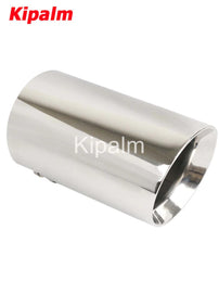 Customized Logo Stainless Steel Exhaust Muffler Car Mirror Polished Exhaust Tip