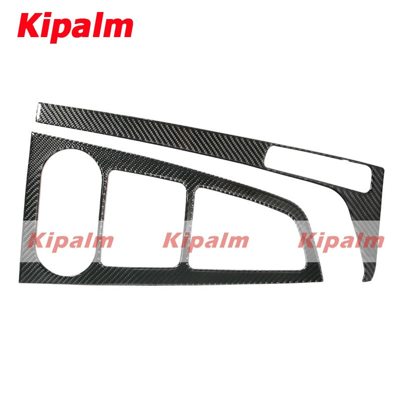 Car Carbon Fiber Gear Side Frame Gear Panel Decorative Sticker for Audi A4 A5