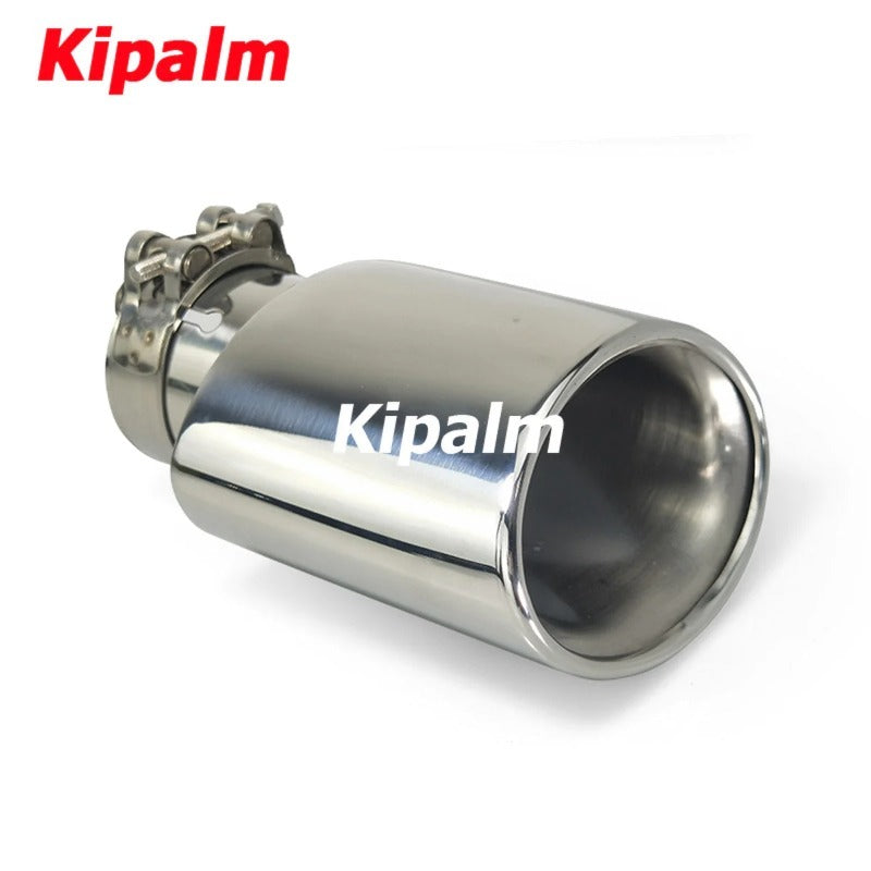 1 PC Exhaust Tips Stainless Steel Pipe for Mercedes Benz W204 AMG C63 C65 Muffler Modify