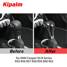 Load image into Gallery viewer, Car Interior Accessories Carbon Fiber Gear Shift Knob Cover for MINI Cooper ES R Series R55 R56 R57 R58 R59 R60 R61