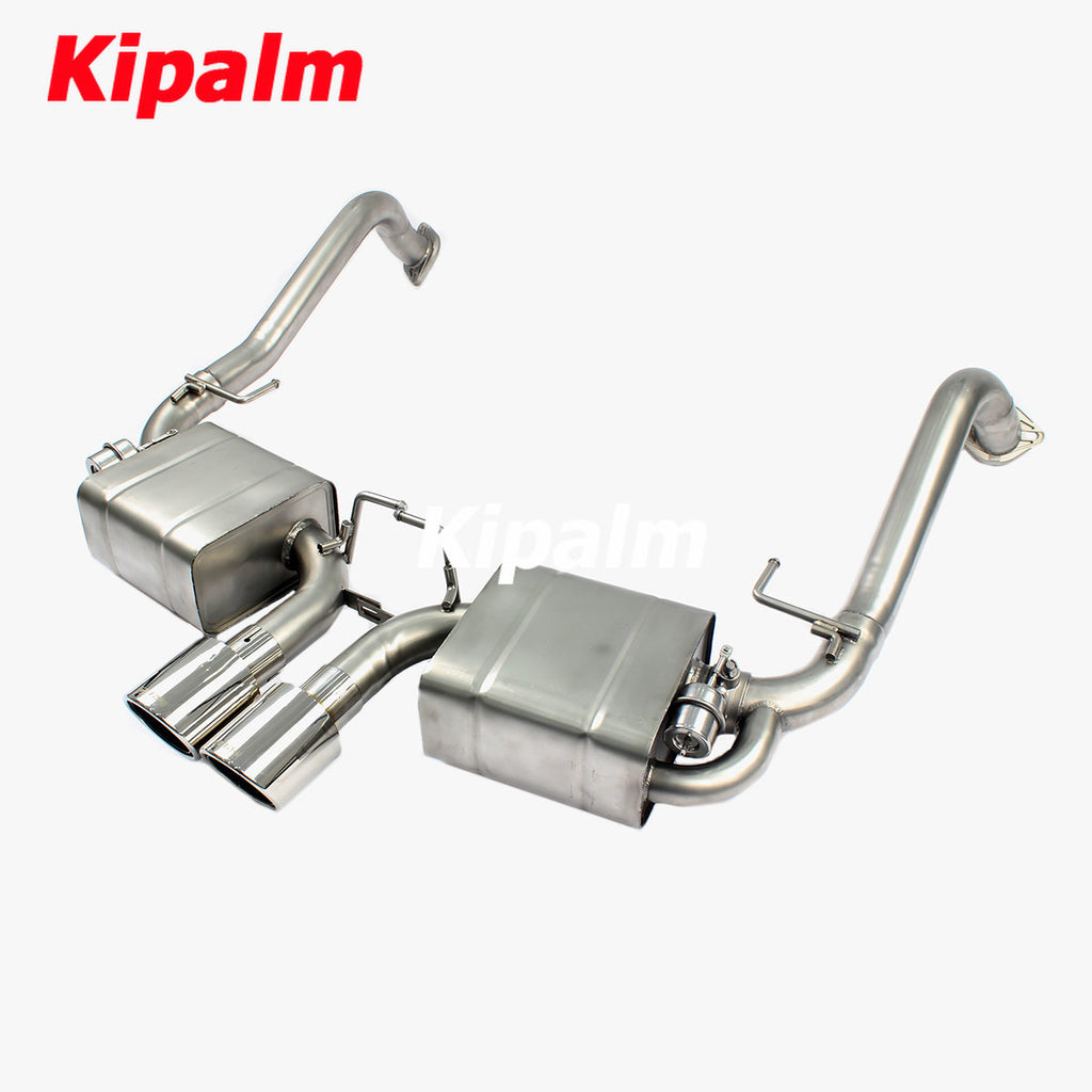 304 Stainless Steel Full Exhaust System Performance Cat-back for Porsche Cayman 718 2.0T 2.5T 2016-2019