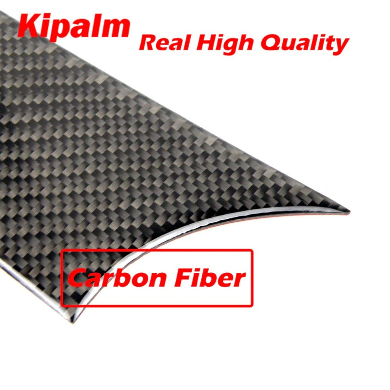 Kipalm Console Air Outlet Vent Carbon Fiber Cover Sticker Decals for MINI COOPER F54 F55 F56 Clubman Interior Accessories