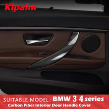 Load image into Gallery viewer, Car Interior F30 F32 F34 F35 F36 Carbon Fiber Inside Door Handle Sticker For BMW