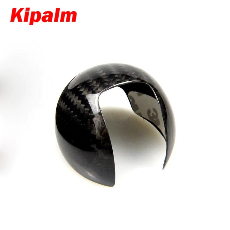 Kipalm Real Carbon Fiber Gear Shift Knob Sticker Cover For Audi A3 S3 2014-2018