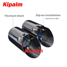 Load image into Gallery viewer, 2pcs Stainless Steel Slip-On Exhaust Tip N55 &amp; B58 EXHAUST TIPS M135i M140i M235i M240i 335i 440i