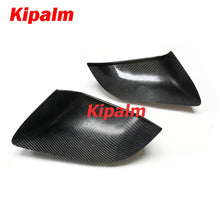 Load image into Gallery viewer, 1 Pair Rearview Side Mirror Cap Add on Style Real Dry Carbon Fiber Exterior Mirror Cover for Tesla Model 3