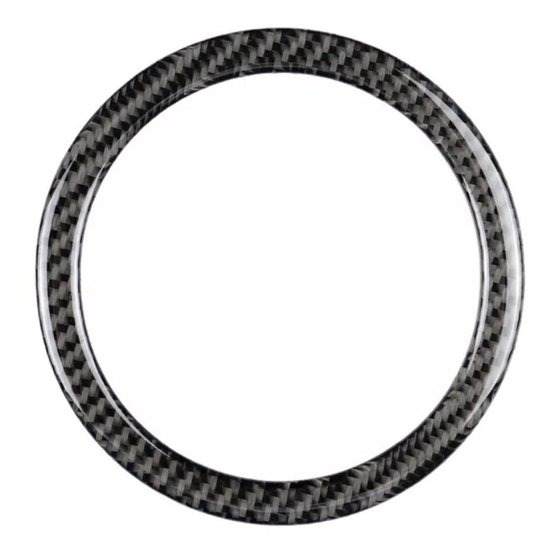 Carbon Fiber Car Steering Wheel Stickers Cover Trim for Mini Cooper Clubman R55 R56 Countryman R60 Paceman R61