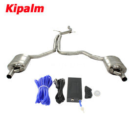 304 Stainless Steel Full Exhaust System Cat-back Fit for Audi A6 A7 C8 2.0T 3.0T 2018-2020