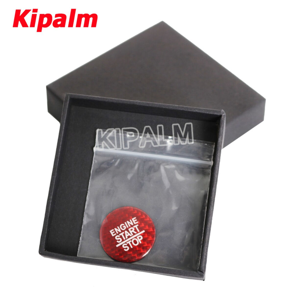 1 piece Carbon Fiber Car Engine Start Stop Button Sticker Cover Trim For Dodge Challenger SRT Accessories 2015-2020