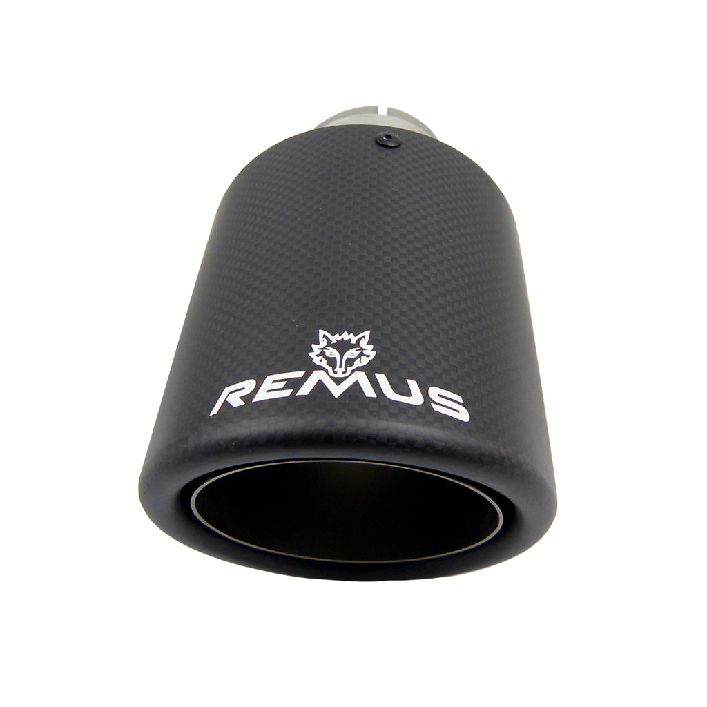 1pcs Carbon Fiber Wolf Exhaust Pipe Muffler Stainless Steel Muffler Tips End Pipe