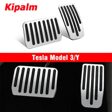 Load image into Gallery viewer, 1 SET Aluminum Alloy Non-Slip Accelerator Gas Brake Pedal For Tesla Model 3 Y Protection Cover (Set of 2)