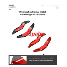 Load image into Gallery viewer, Carbon Fiber Steering Wheel Gear Shift Paddle Cover for MINI R56 R57 R58 R59 R60 R61