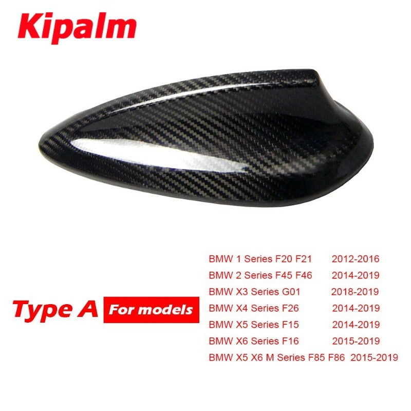 Real Carbon Fiber Shark Fin Antenna Cover For BMW E90 E92 M3 F20 F30 F10 F34 G30 M5 F15 F16 F21 F45 F56 F01 F80