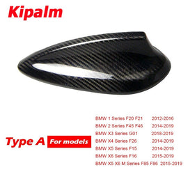 Real Carbon Fiber Shark Fin Antenna Cover For BMW E90 E92 M3 F20 F30 F10 F34 G30 M5 F15 F16 F21 F45 F56 F01 F80
