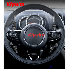Load image into Gallery viewer, 1set Carbon Fiber Steering Wheel Gear Shift Paddle Cover for MINI F55 F56 F54 F57 F60