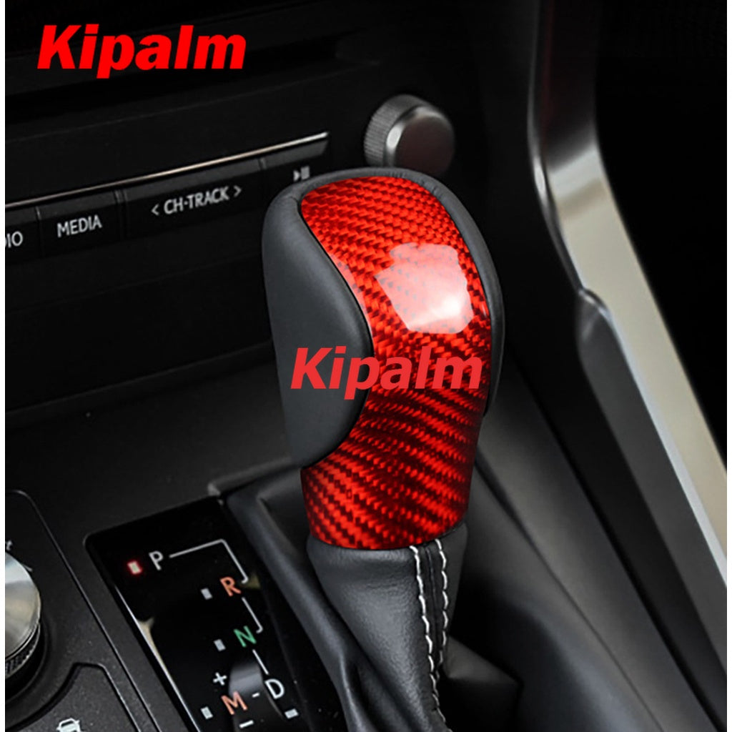 1pcs Auto Interior Accessories Carbon Fiber Gear Shift Knob Cover for Lexus ES RX GS IS NX 200t RC ES200 RX200t