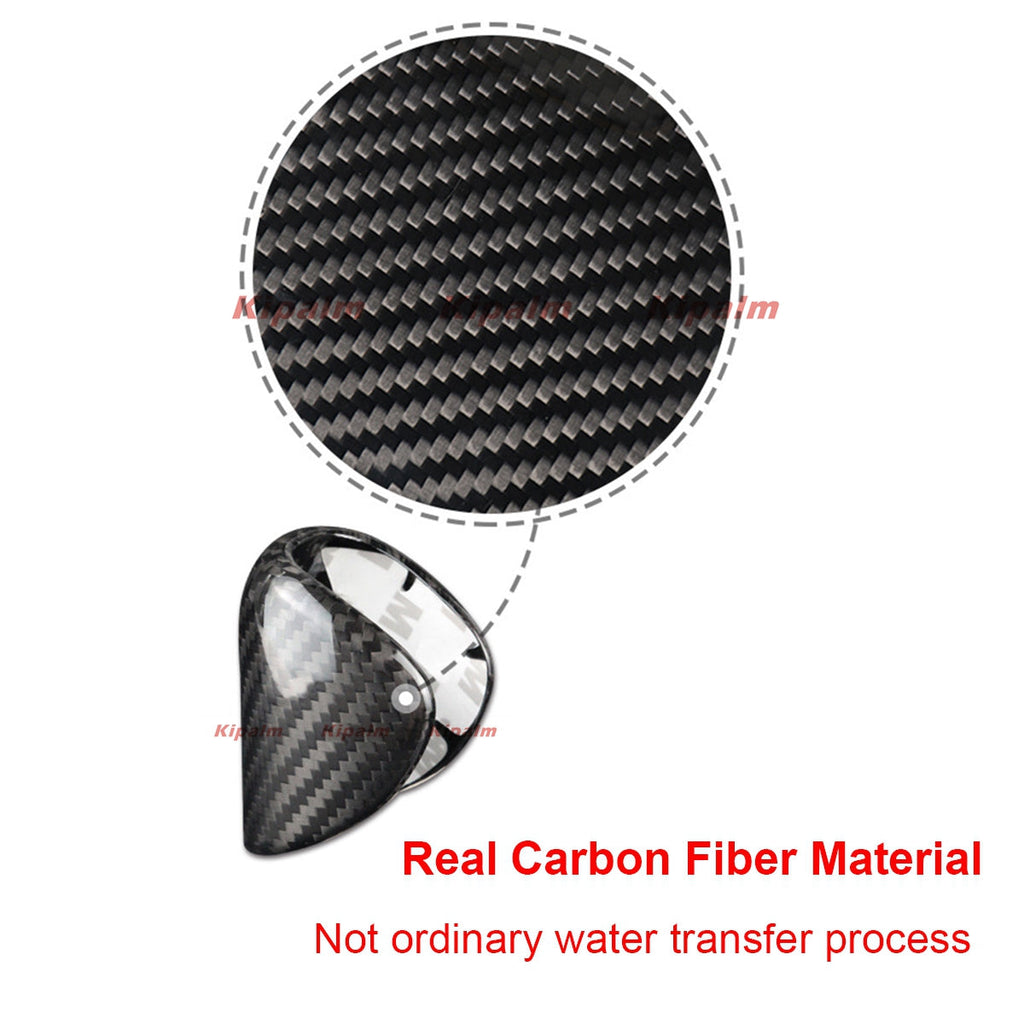 1pcs Stick-on Real Carbon Fiber Gear Shift Knob Cover For LEXUS ES NX IS 2013-2020